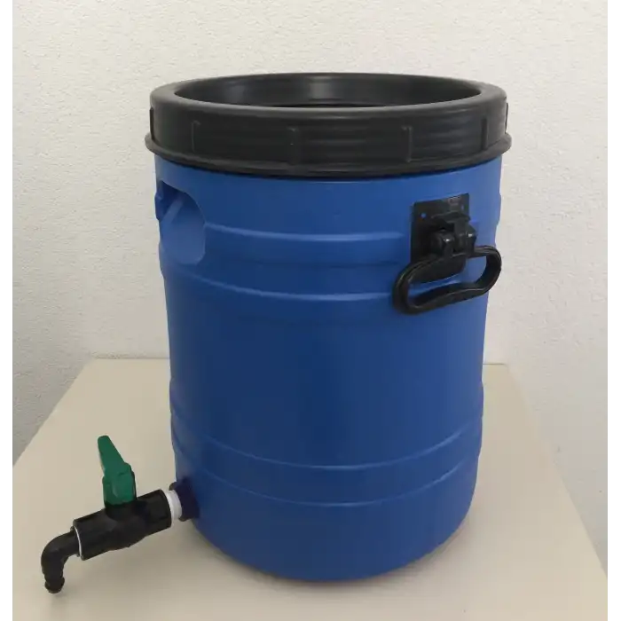 27 Lt. Çift Katman, İçi Beyaz, Musluklu Bidon