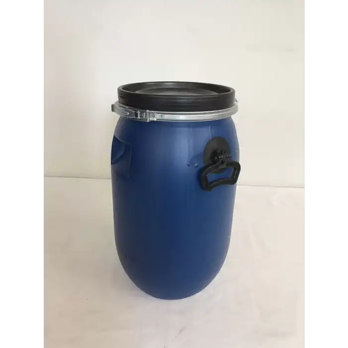 30 Lt. Çember Kapaklı Bidon - Mavi Renk
