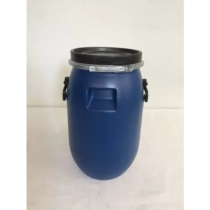 30 Lt. Çember Kapaklı Bidon - Mavi Renk
