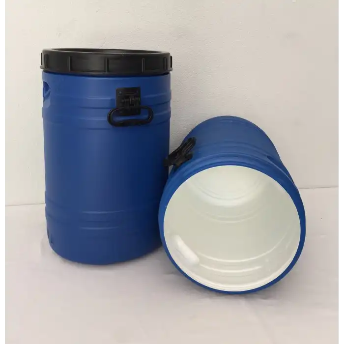 35 Lt. Çift Katlı İçi Beyaz Bidon Vida Kapaklı