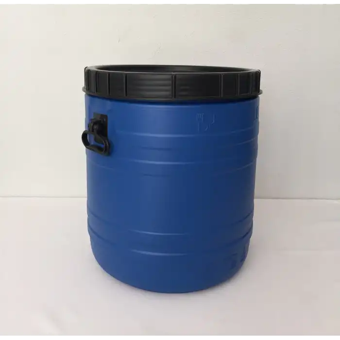 50 Lt. Çift Katlı İçi Beyaz Bidon Vida Kapaklı