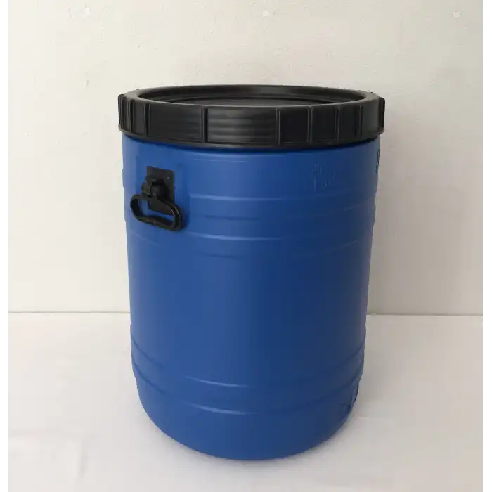 60 Lt. Çift Katlı İçi Beyaz Bidon Vida Kapaklı