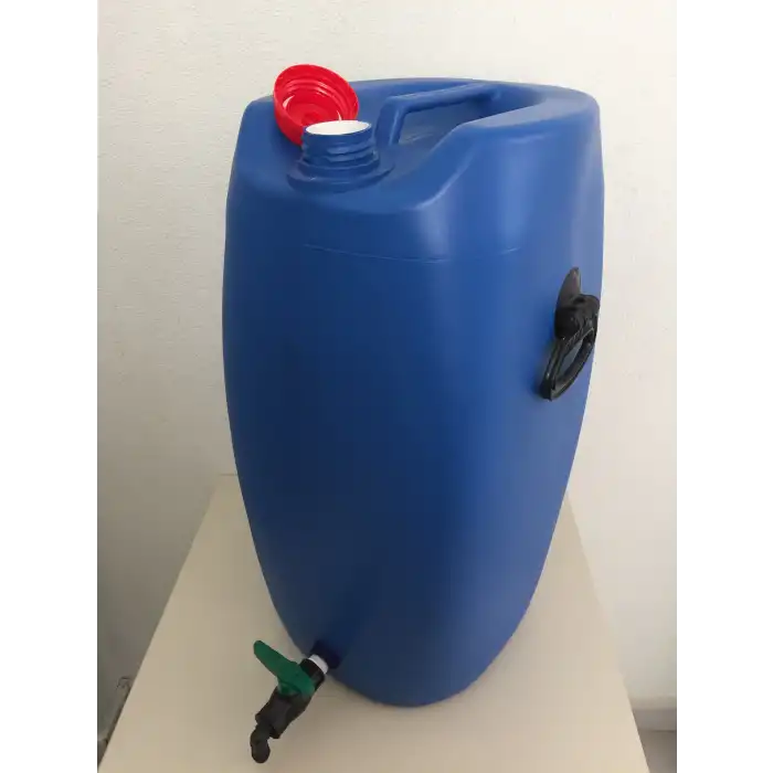 60 Lt. Çift Katman, İçi Beyaz, Sanayi Tip Musluklu Bidon