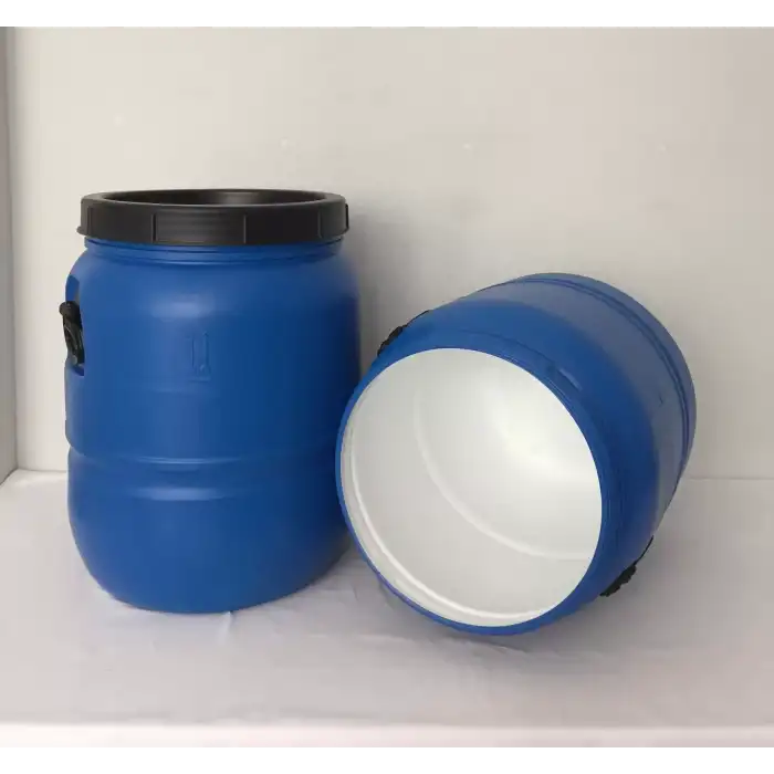 80 Lt. Çift Katlı İçi Beyaz Bidon Vida Kapaklı