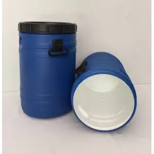 35 Lt. Çift Katlı İçi Beyaz Bidon Vida Kapaklı