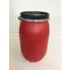 30 Lt. Çember Kapaklı Bidon - Kırmızı Renk