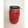 30 Lt. Çember Kapaklı Bidon - Kırmızı Renk