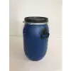 30 Lt. Çember Kapaklı Bidon - Mavi Renk