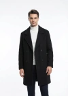 Aranas Erkek Siyah Yün Palto