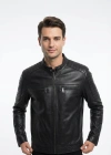Palivat Erkek Siyah Deri Ceket