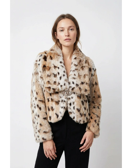 Andon Kadın Tavşan Kürkü Ceket