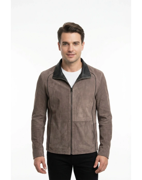 Guvant Erkek Cino Çift Taraflı Süet Ceket