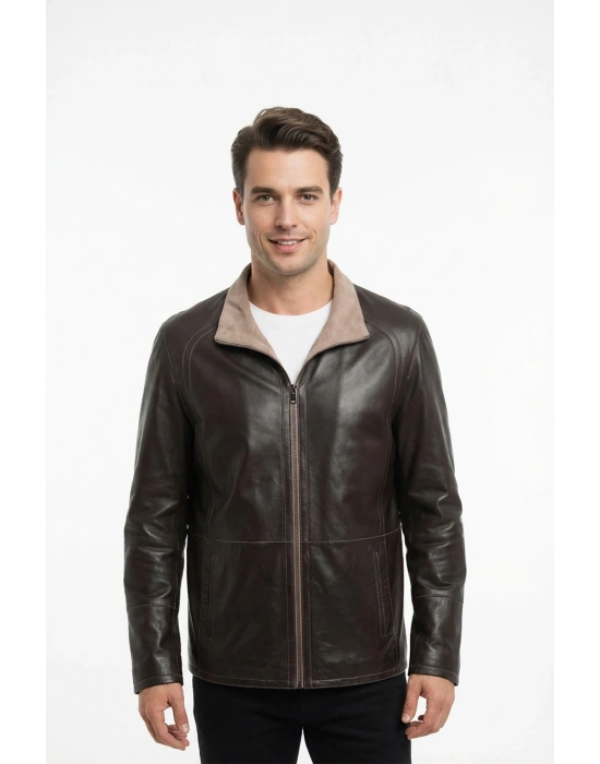 Guvant Erkek Cino Çift Taraflı Süet Ceket