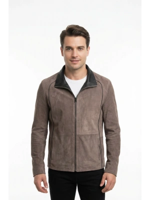 Guvant Erkek Cino Çift Taraflı Süet Ceket