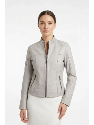 Mavrant Kadın Bej Deri Ceket