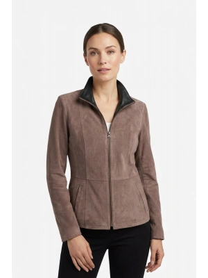 Peripoli Kadın Cino Çift Taraflı Kısa Süet Ceket