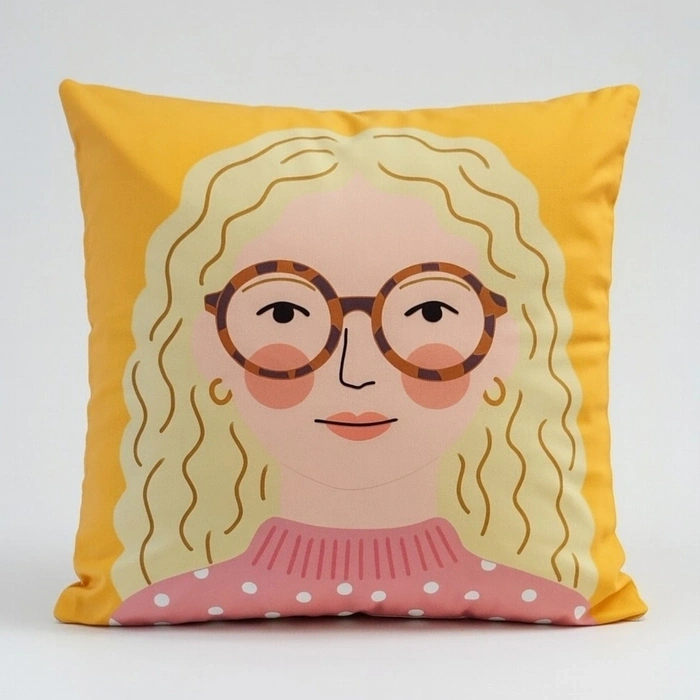 Liza Dekoratif Kırlent Kılıfı