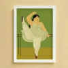 Botero -Ballerina İllüstrasyon Tablo