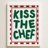 Kiss The Chef İllüstrasyon Tablo
