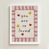 So Loved Yazılı Bebek Odası Çerçeveli Poster