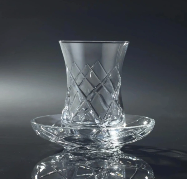 561-201 ÇAY TAKIMI KARE DEKOR 6 KİŞİLİK 12 PARÇA