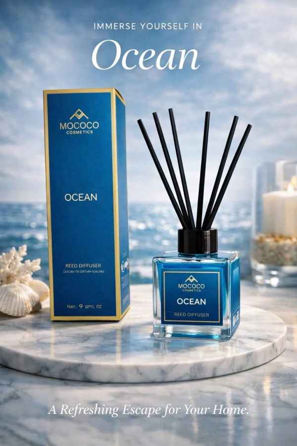 Mococo Çubuklu Dekoratif Ortam Kokusu Ocean 110 ml 45 Gün Kalıcı Etki
