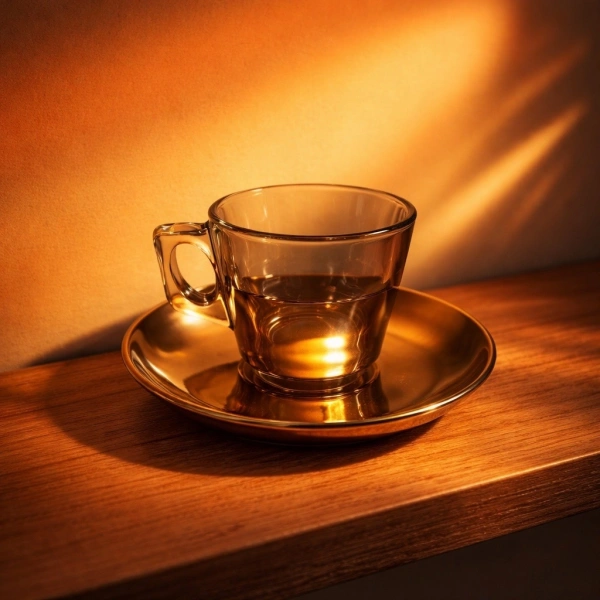 Mirrro Gold Dekor Türk Kahvesi Fincan Seti 12 Parça 6 Kişilik 97301
