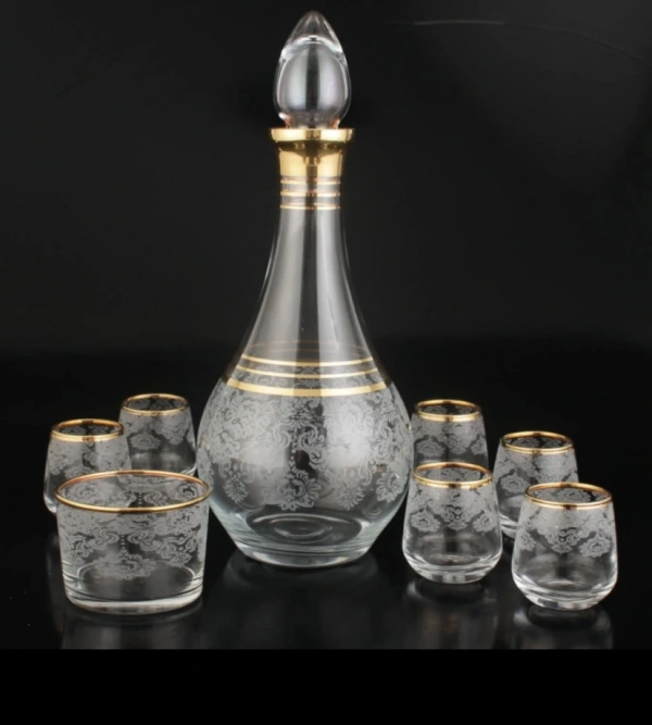 752-304 ZEMZEM TAKIMI EBTR HELENA ALTIN DEKOR 8 PARÇA 6 KİŞİLİK