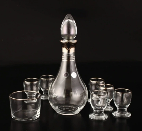 752-309 ZEMZEM TAKIMI AĞIZ CİDAR PLATİN DEKOR 8 PARÇA 6 KİŞİLİK