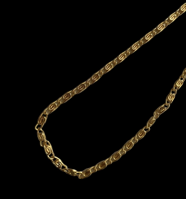 Çok Şık Gold Hasır Kolye 50 cm