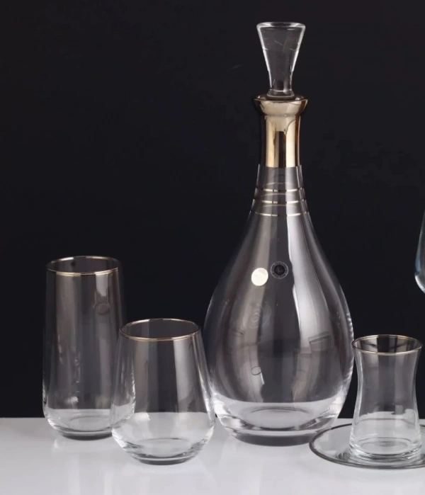 SOFRA TAKIMI ALLEGRA SERİ AĞIZ CİDAR PLATİN DEKOR 49 PARÇA 12 KİŞİLİK