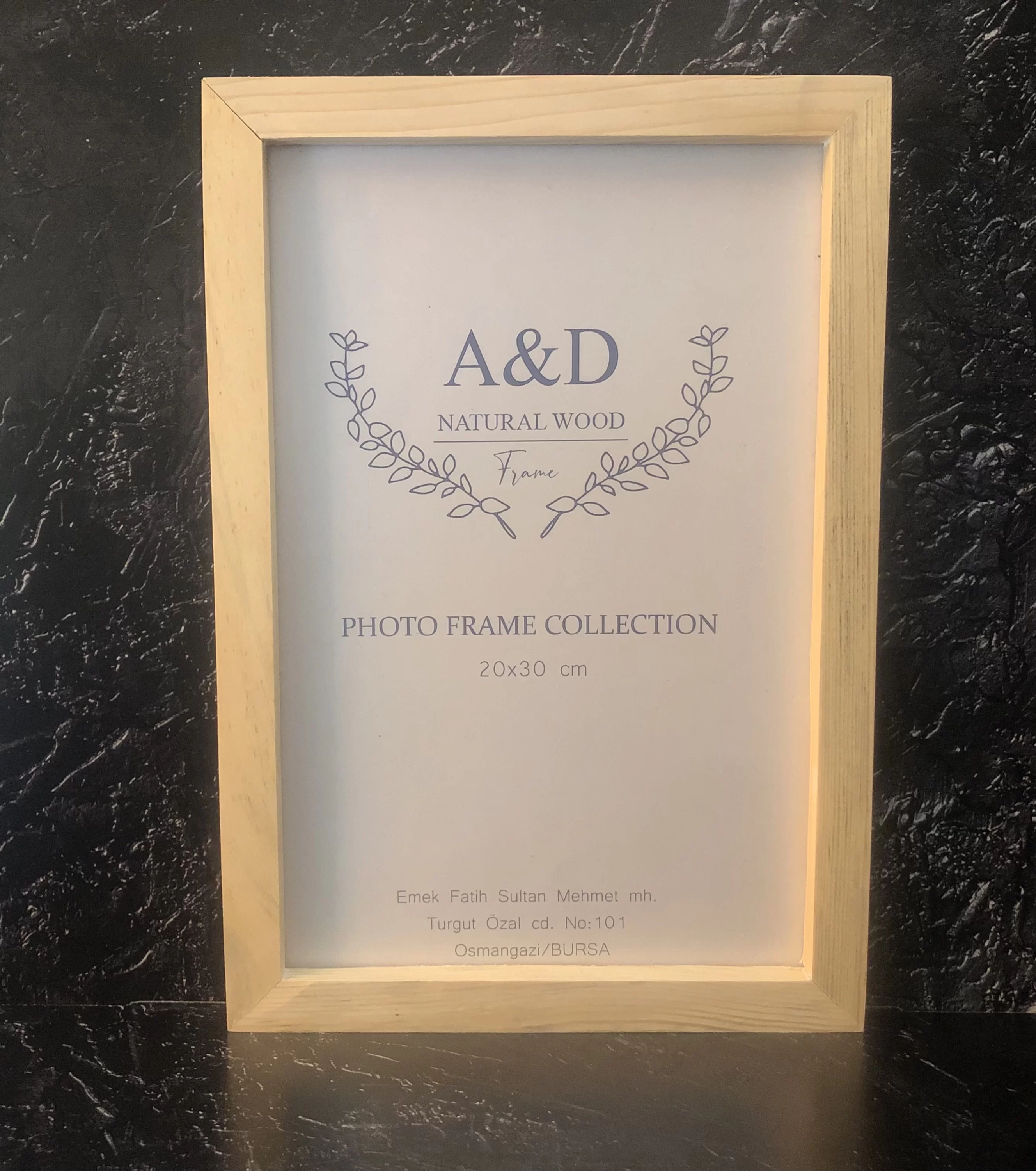 Doğal Ahşap Fotoğraf Çerçevesi 20X30