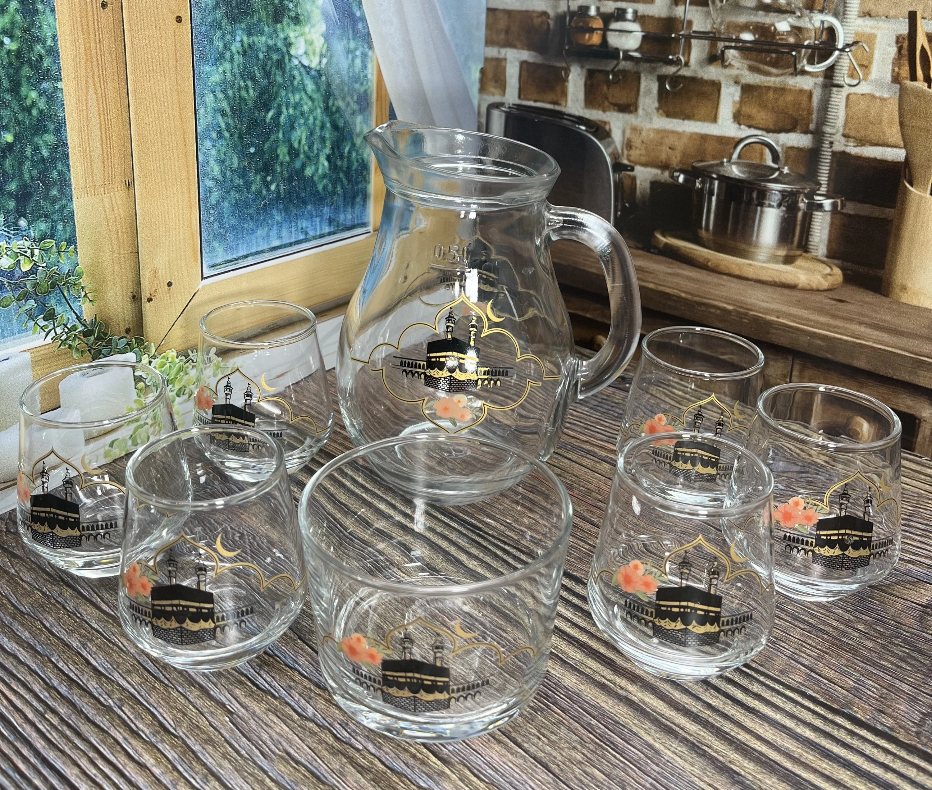 101-304 ZEMZEM TAKIMI KABE DEKOR 8 PARÇA 6 KİŞİLİK