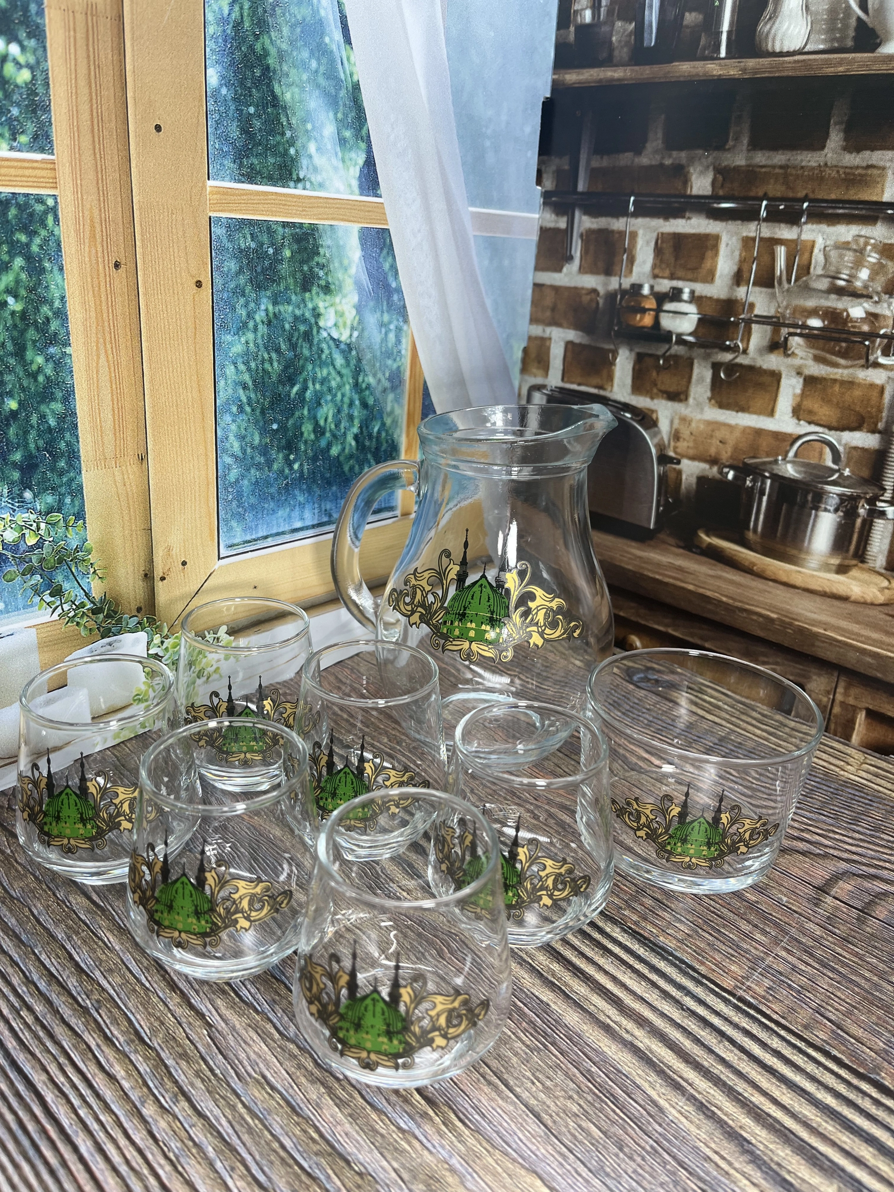 101-304 ZEMZEM TAKIMI RAVZA DEKOR 8 PARÇA 6 KİŞİLİK