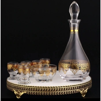 187-309 ZEMZEM TAKIMI BY MERVE ALTIN DEKOR 8 PARÇA 6 KİŞİLİK