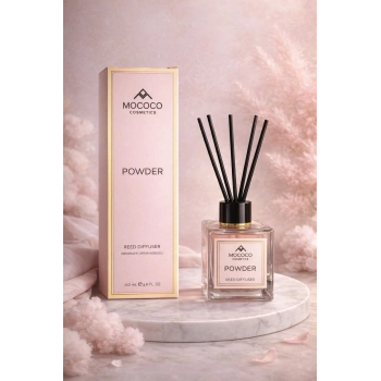 Mococo Çubuklu Dekoratif Ortam Kokusu Powder (Pudra) 110 ml 45 Gün Kalıcı Etki