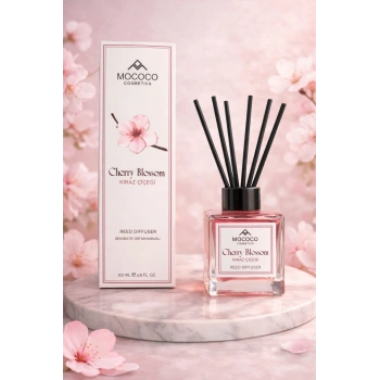 Mococo Çubuklu Dekoratif Ortam Kokusu Cerry Blossom ( Kiraz Çiçeği ) 110 ml 45 Gün Kalıcı Etki