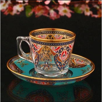 Paşabahçe Evla Dekor Cam Türk Kahvesi Fincanı 12 Parça 6 Kişilik 97301