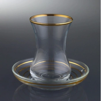 Iconic Gold Dekor Çay Seti 12 Parça 6 Kişilik