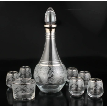 752-304 ZEMZEM TAKIMI EBTR HELENA PLATİN DEKOR 8 PARÇA 6 KİŞİLİK