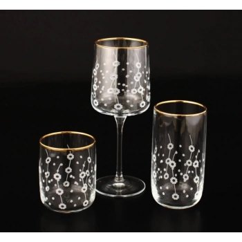 SOFRA TAKIMI TK.GRV ÇİTLEMBİK ALTIN DEKOR (112-805-229) 18 PARÇA 6 KİŞİLİK