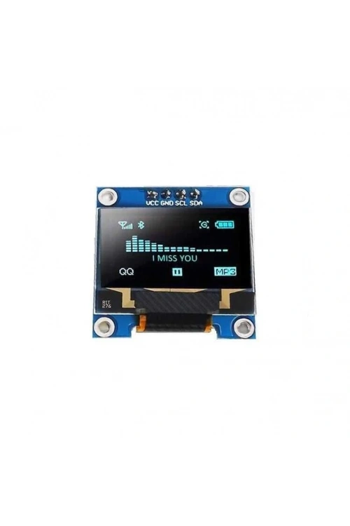 0.96 128x64 Oled Grafik Lcd Ekran - Mavi
