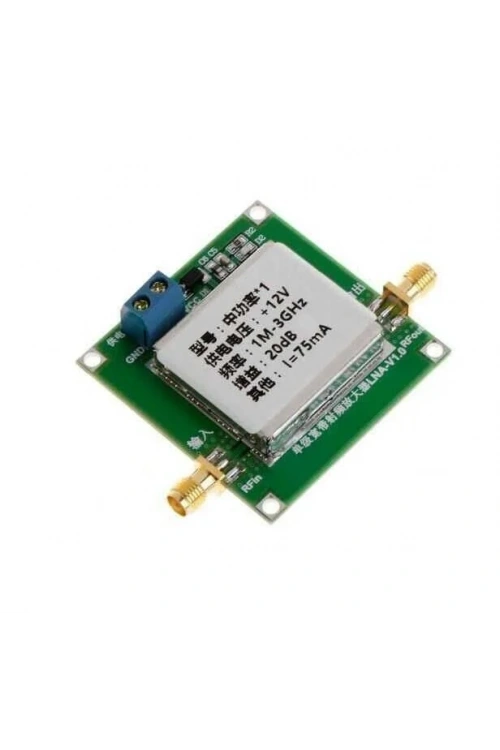 1-3000MHz 20dB LNA RF Geniş Bant Amplifikatör Modülü