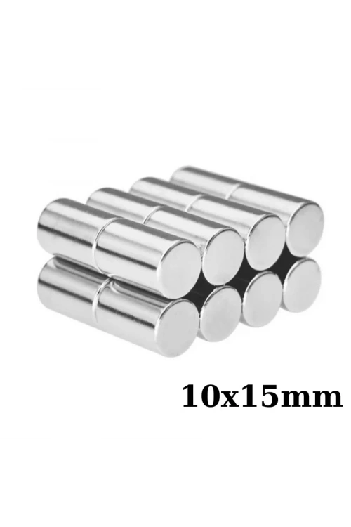 10x15mm Neodyum Güçlü Mıknatıs - Neodim Magnet