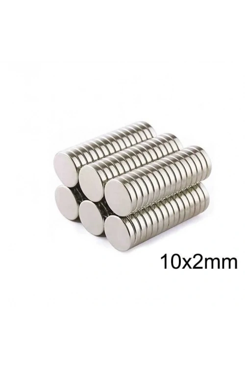 10X2mm Neodyum Güçlü Mıknatıs - Neodim Magnet