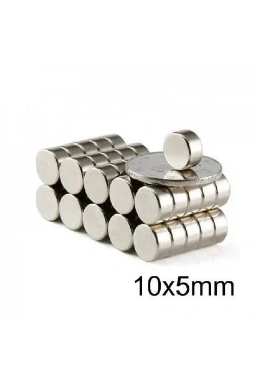 10X5mm Neodyum Güçlü Mıknatıs - Neodim Magnet