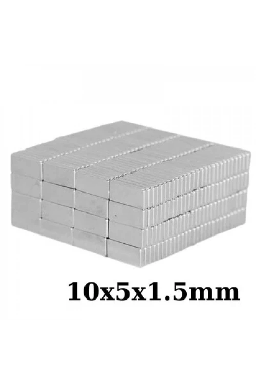 10x5x1.5mm Neodyum Güçlü Mıknatıs - Neodim Magnet