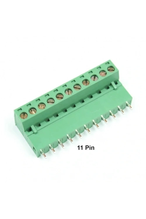 11 Pin 5.08mm Geçmeli 90C Takım Klemens