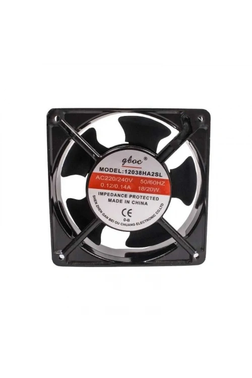 12038HA2SL 220V 0.12A Metal Fan - 120x120x38mm
