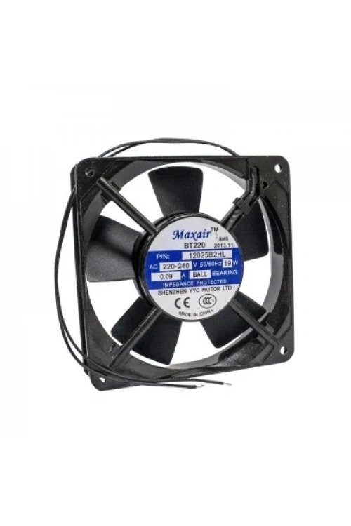 120x120x25mm 220V 0.09A Metal Fan 2 Kablolu